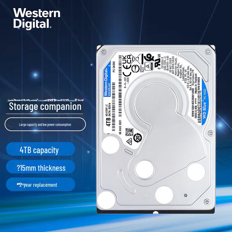 

WD Ноутбук 1ТБ/2ТБ 2,5-дюймовый Ноутбук SATA 3.0 Механический Жесткий Диск