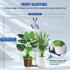 JCBritw Adjustable Dual-Head LED Grow Light, T12, White 6500K Full Spectrum, for Indoor Plants, Succulents, Houseplants, Hydroponics, Vegetable Grower