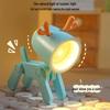 Creative Cartoon Pet LED Night Light - Foldable Mini Desk Lamp with Ears for Students
