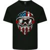 USA Motocross Helmet Dirt Bike MotoX Unisexs Light Cotton TShirt