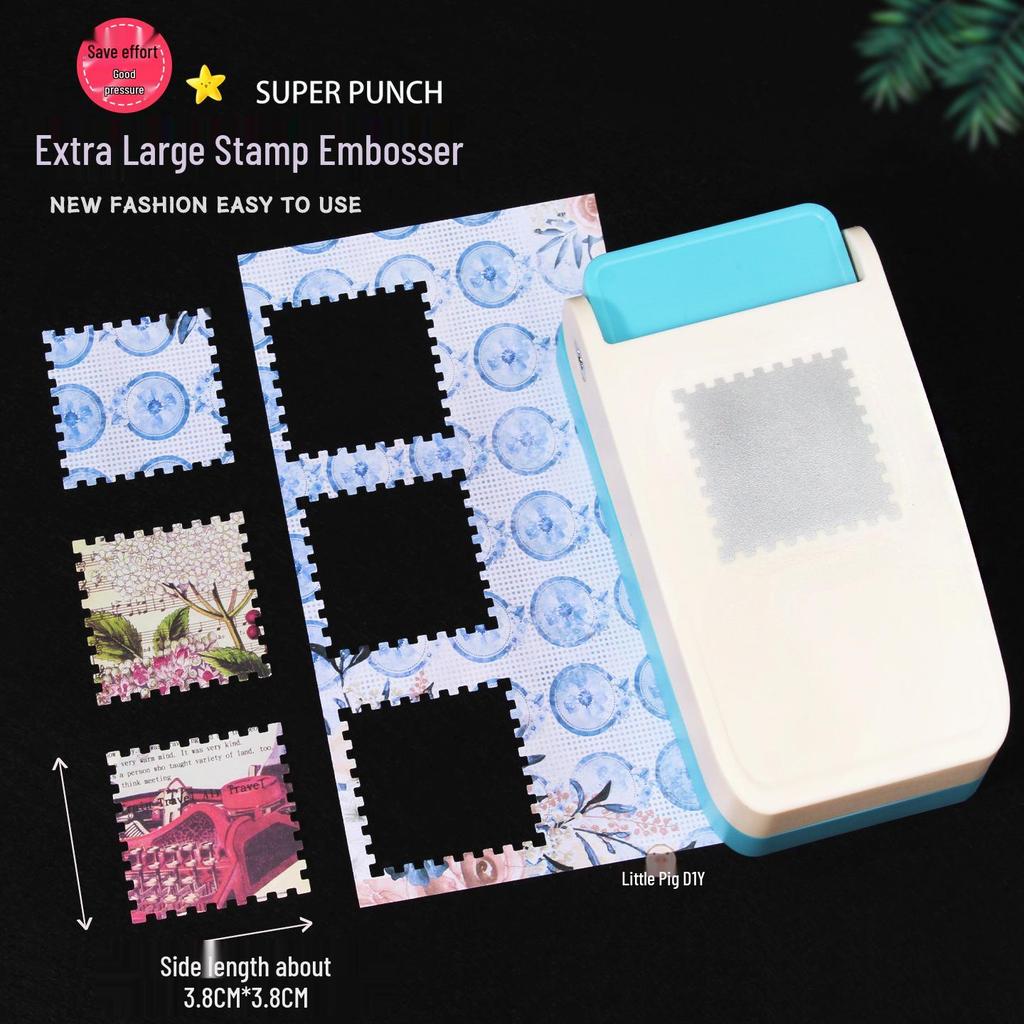 Available Now! Square Lace Flower Wave Frame Embosser & Punch for DIY Crafting