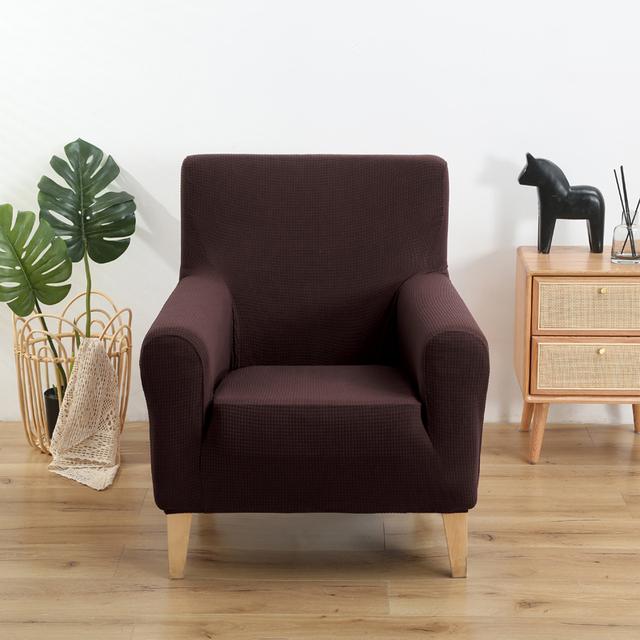 Coprisedia a Poltrona Club ,Coprisedie Elasticizzati in Spandex Rimovibili con Fantasia Geometrica ,Protezione per Mobili Piccoli Divani Utilizzata per la Sala Famiglia