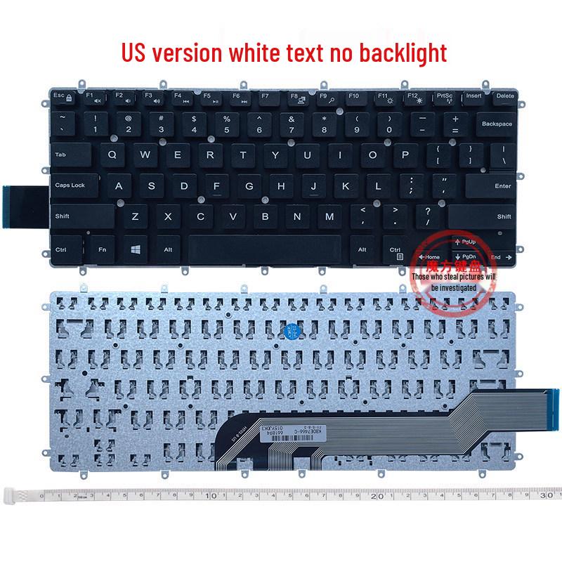Compatible with Dell Inspiron 15-7560, 7570, 7580, 7572: P61F Ram 7000 Keyboard C Shell.