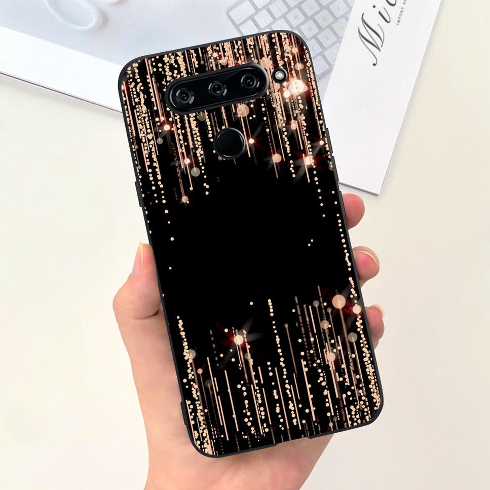 Case For LG V40 ThinQ Cartoon Astronaut Dinosaur Soft Silicon Black Cover For LG V50 V50S ThinQ 5G LG V30 2017 Bumper Phone Case