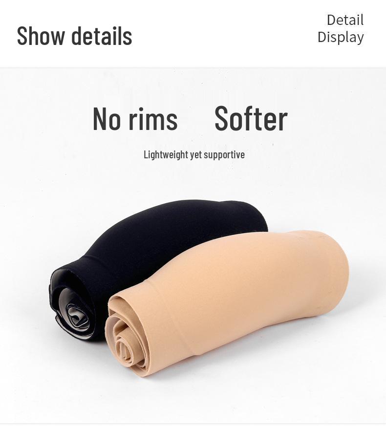 7A Antibacterial Non-Slip Strapless Bra: Seamless, Thin, Gathering Fit for Small Chest, Invisible Jelly Bandeau