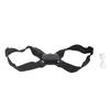 Smart Back Brace Auto Sensing Vibration Alert Elastic High Strength Posture Corrector for Kids Students Home Black