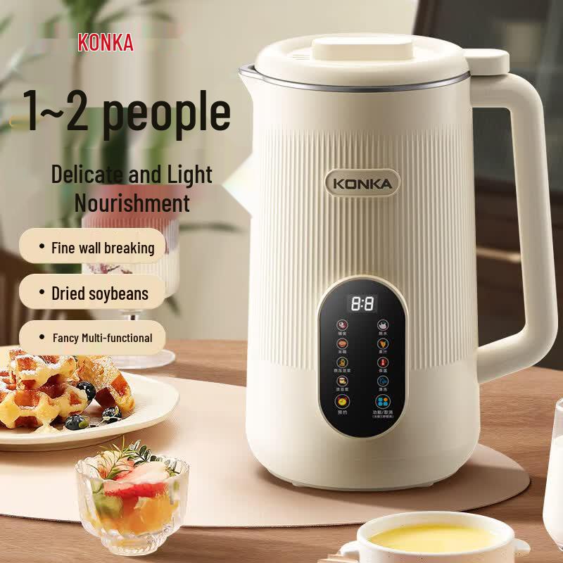KONKA 1.2L Automatic Multifunction Soy Milk Maker KDJJ-1502E-W CN Plug (adapter Included)