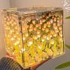 1 peça Novo Criativo DIY Flor Tulipa Cubo do Mar Tridimensional Pequena Luminária de Noite Pacote de Materiais para Namorada Casal Namoradas