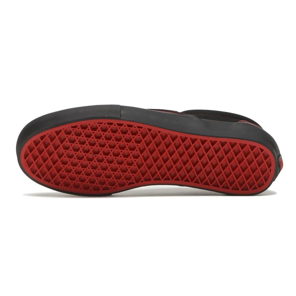 Vans Skate Slip On Saw Red Black Vn0a5fcay25