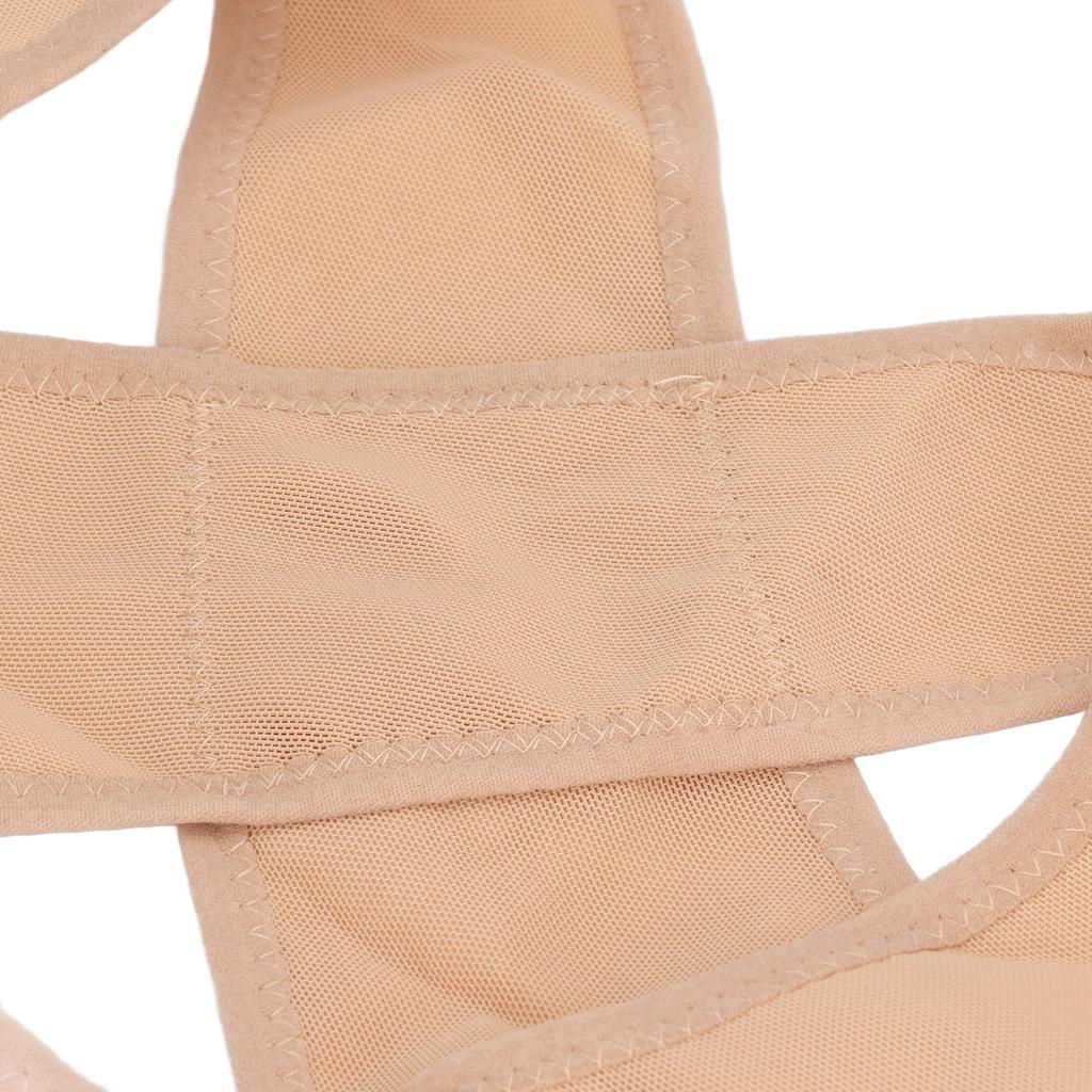 Haltungskorrektor Damen Oberer Rückenstützgurt Buckel Korrekturgürtel Riemen Hochziehen mit Bruststütze Hautfarbe M