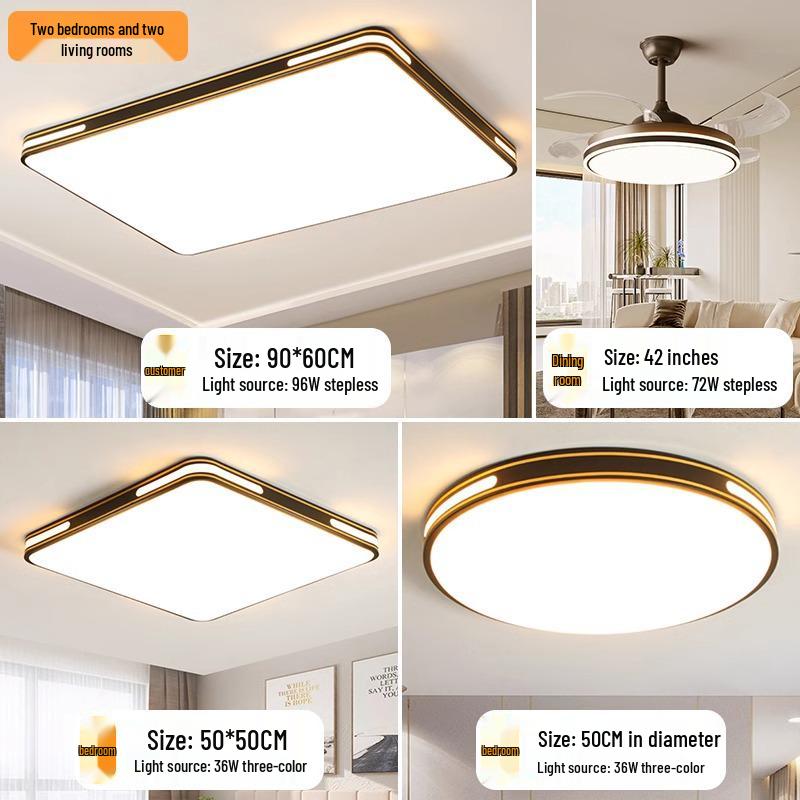 2025 Modern LED Ceiling Light: Super Bright for Living Room, Bedroom, or Restaurant