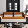 New Sofa Cushion Retro Style High-End Sense Four-Season Universal Seat Cushion Non-Slip Cat Scratch Straight Row Sofa Cover