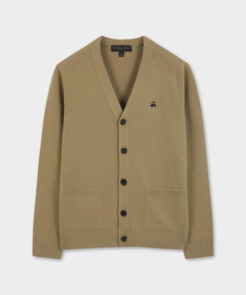 Brooks Brothers Wool Cardigan (Beige) (Bbwcmbf405)