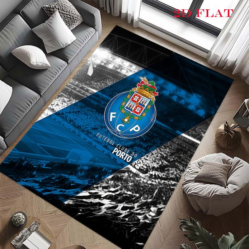 FC Porto Poster Teppich für Wohnzimmer Schlafzimmer Zuhause Sofa Dekoration, Kinder Spiel rutschfeste Bodenmatte