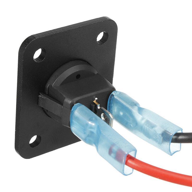 1Gang Blue LED 12V Toggle Rocker Switch Panel For Car Boat Marine RV Truck