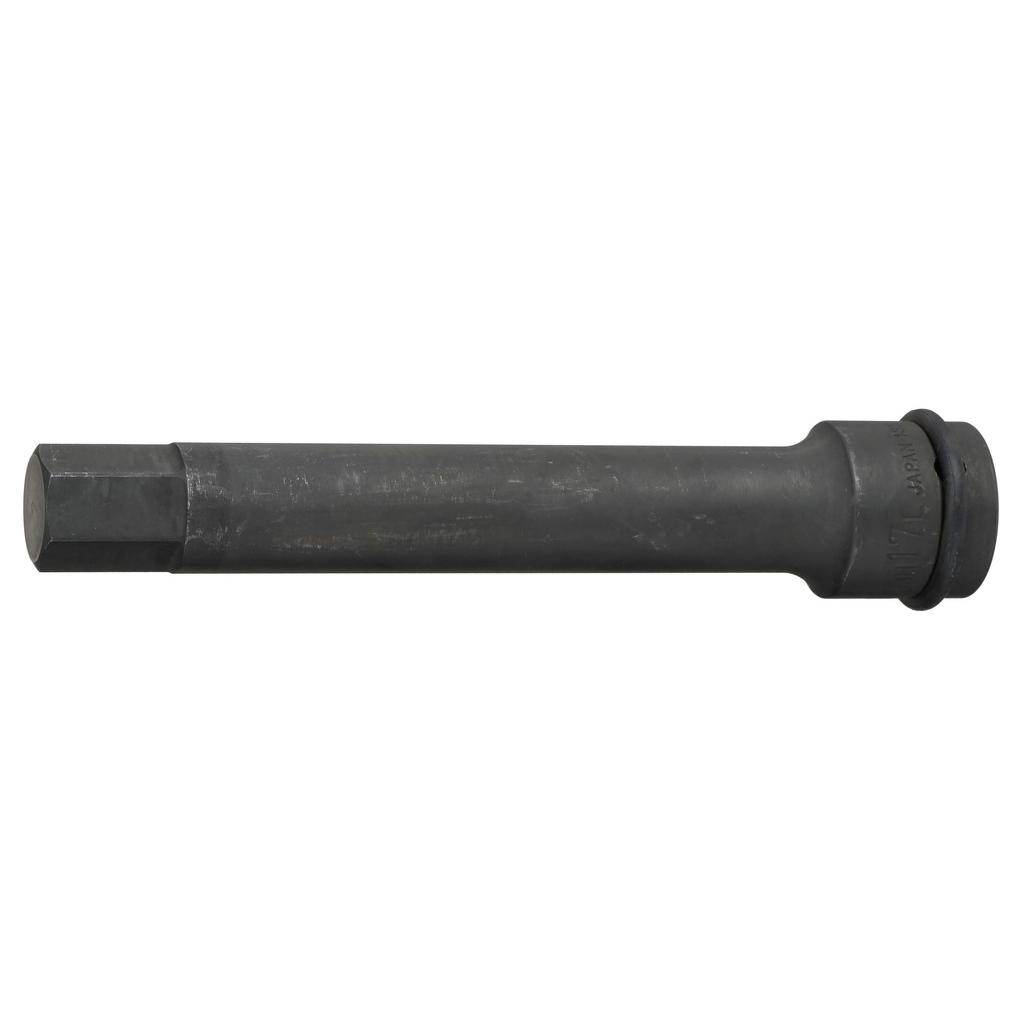 TONE Impact Long Hexagon 17mm Width Socket, 4AH-17L, 12.7mm (1/2") Drive,