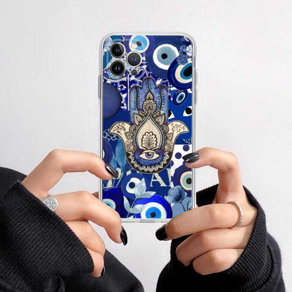 Turkish Evil Eye Phone Case For iPhone 15 14 11 12 13 Mini Pro XS Max Cover 6 7 8 Plus X XR SE 2020 Funda Shell