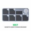 Rubber Mat Magnetic Screw Storage Tray Strong Magnet Module MS7 Screw Tray  Storage Tools