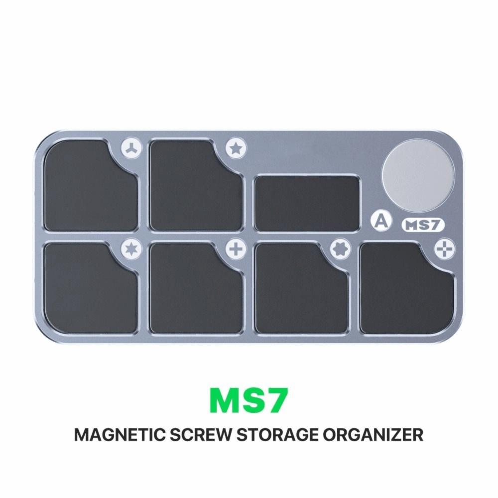 Rubber Mat Magnetic Screw Storage Tray Strong Magnet Module MS7 Screw Tray  Storage Tools