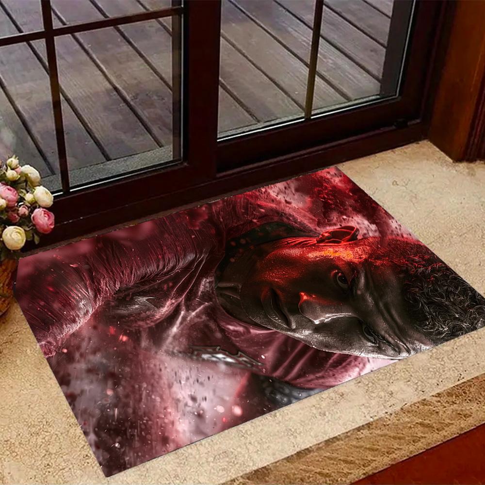 Superhero Action Floor Rug Office Rug Suitable for Game Room Dormitory Hallway Study room Antislip Carpet Anime Office Decor