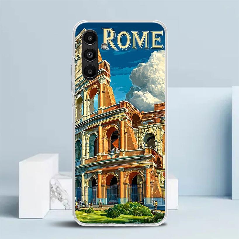 

Roman Colosseum Cover for Samsung Galaxy A17 A37 A57 A16 A26 A36 A56 A15 A14 A55 Phone Case A13 A53 A25 A35 A24 A34 A23 A33 Gala Samsung A03