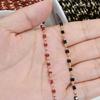 1Meter Bohemian Cube Beads Chain for KC Gold Choker Necklace Bracelets Women Charm Handmade Party Jewelry Making DIY Accessories