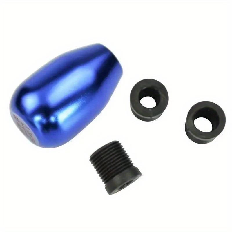 Universal Manual Car Modification Gear Head Gear Rod Aluminum Alloy Head Car Gear Head, Manual, Partially Threaded Automatic