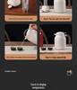 316 Stainless Steel Smart Insulated Teapot with Temperature Display, Tea Separator, and Wood Grain Handle - Large Capacity.