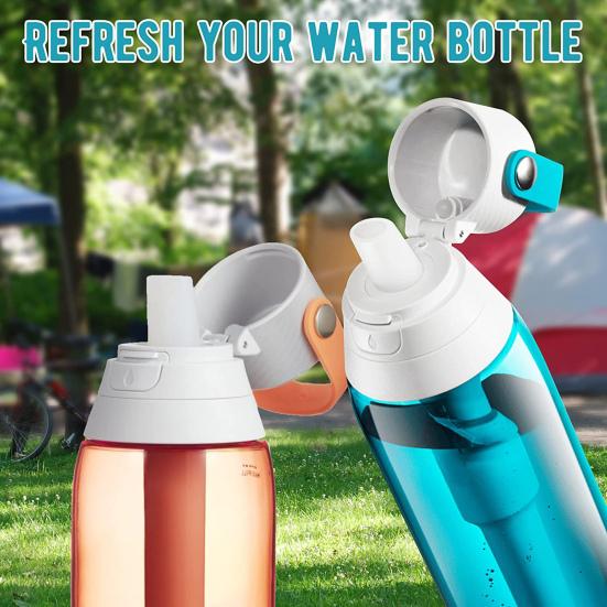 2Pcs Bite Valve Replacement Leakproof Filtered Water Bottle Silicone Bite Valve for Brita