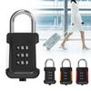 Zinc alloy 3 Digit Password Lock Anti-theft Automatic Unlock Dormitory Cabinet Lock Security Coded Lock for Home&Travel