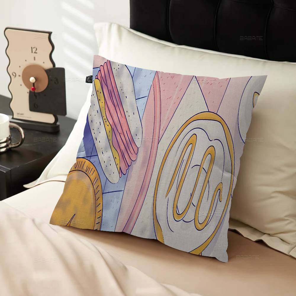 Pink Cartoon Animation Cushion Cover Decorative Pillow Sofa Home Decor Case Pillow Cases