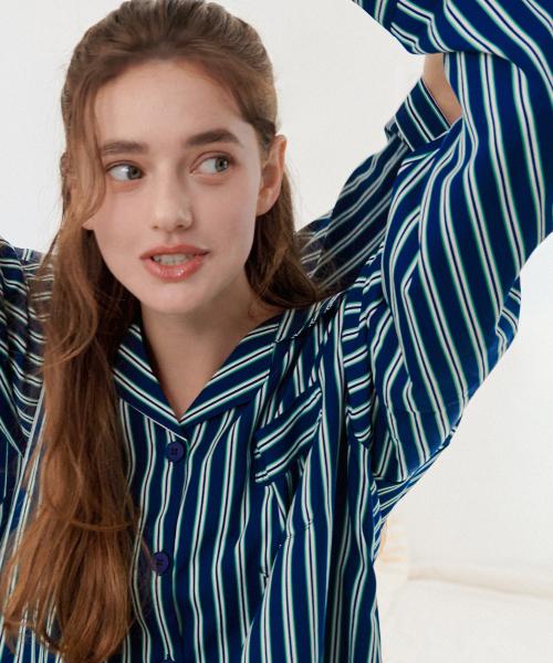 

[OFF HOUR] Midnight Long Sleeve Pajama Set [Shipped from Korea] 100% Authentic XL