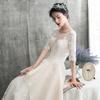 The Main Wedding Dress  Winter New Bride Simple and Light Forest Super Fairy Dream Dress Slim and Slim Girl Small