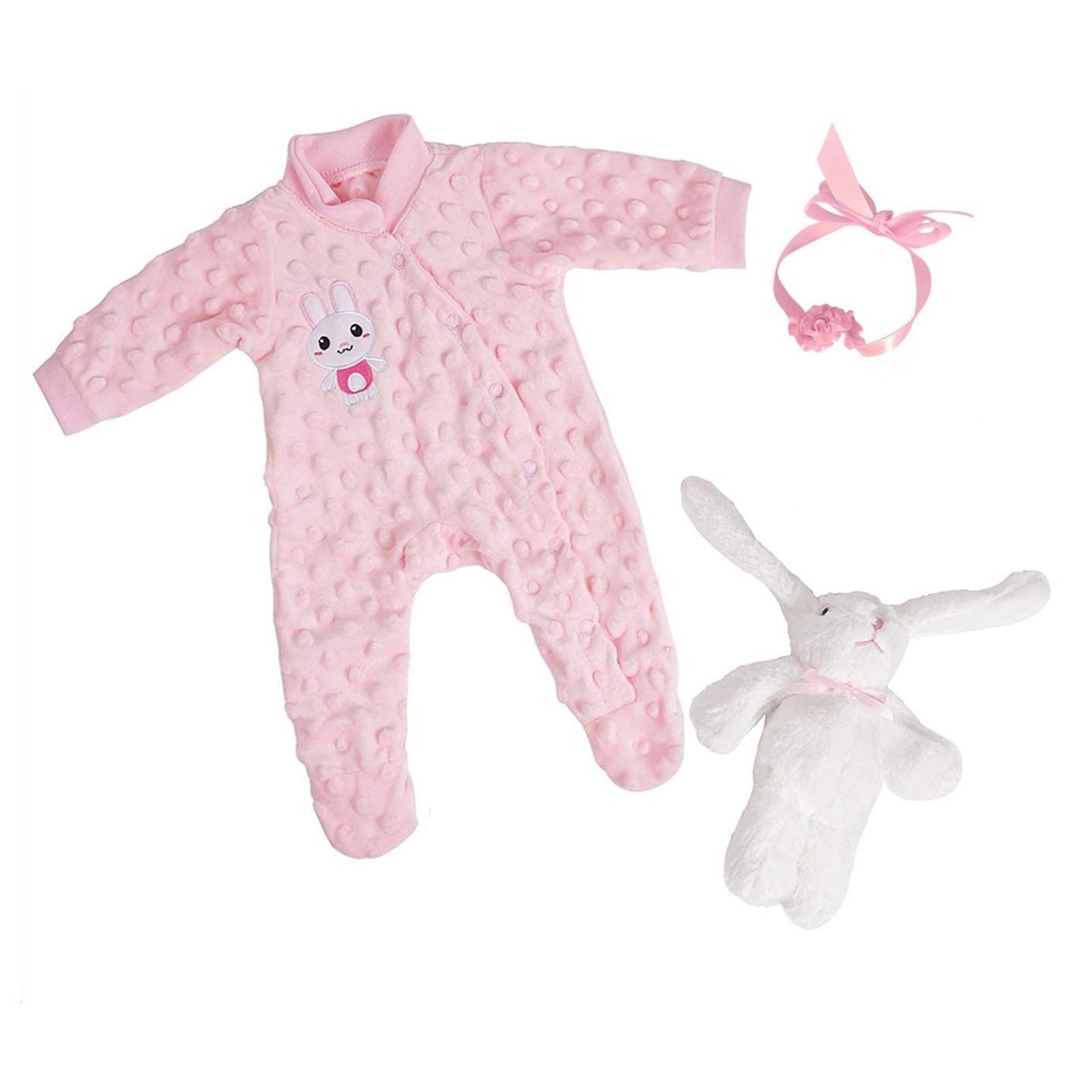 

Одежда для кукол, наряды для девочек 22 дюймов, зеленый вязаный костюм для кукол 22–24 дюймов, одинаковая одежда One Size как