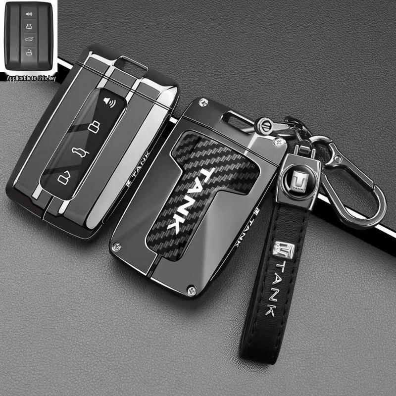 Tank 300/Hi4T/400/500/700 Key Case Shell with Buckle for New Energy Vehicles