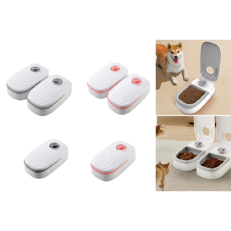 Electronic Pet Feeder Portion Control 48 Hour Timer, Dry/Wet Food Dispenser