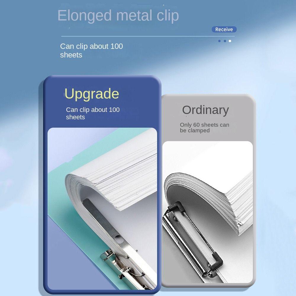 Strap Test Paper Collection Book Multifunction Classification Organizer Durable Clipboard  Student