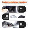 ABS Carbon Fiber Windshield Wiper Switch Lever Trim For BMW 5 Series G60 2024+
