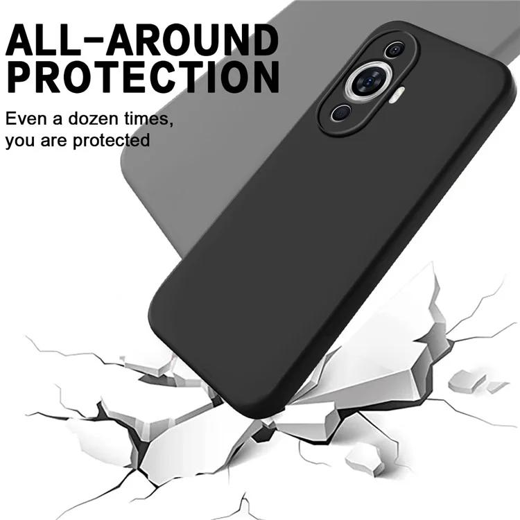 For Huawei nova 11 / nova 12s 4G / nova 12 Lite 4G Liquid Silicone Drop-proof Case Soft Lining Anti-scratch Phone Cover