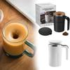 Modern Minimalist Portable Coffee Mug With Electric Mixer For Fitness And Home Use
