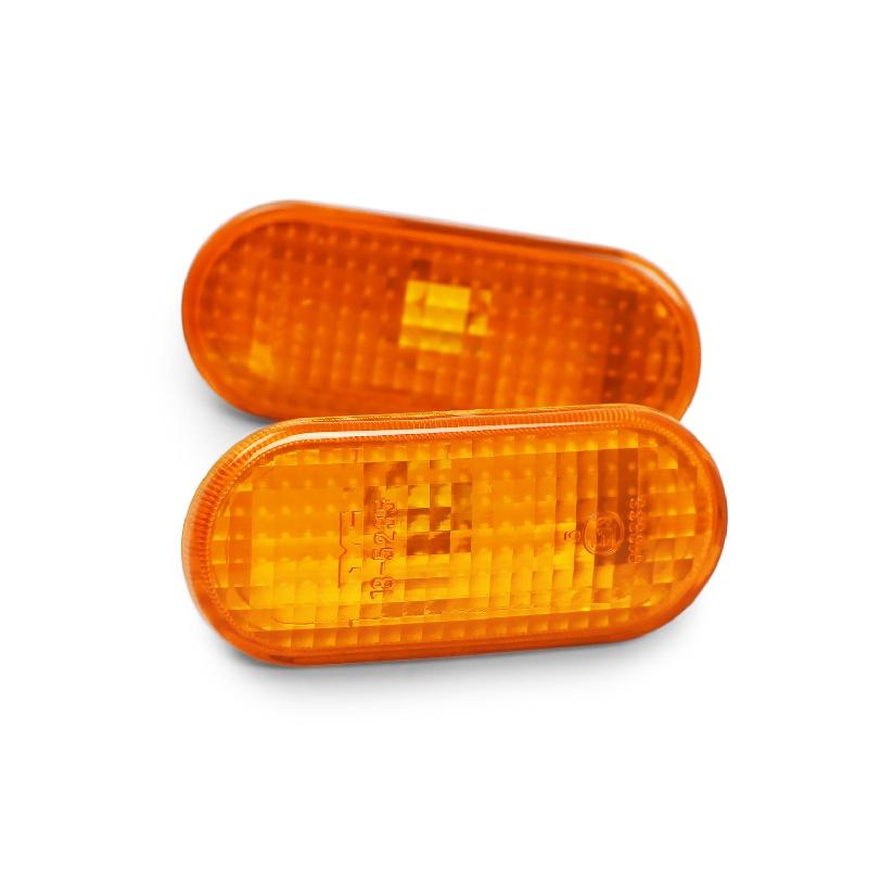 VW Transporter T5 Side Indicators Set Orange 03-09 Repeaters Pair Left Right