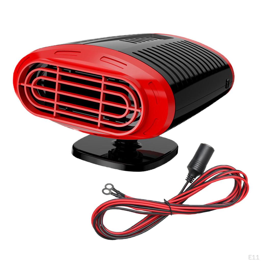 Car Heater 0W Trailer Auto Windshield Truck Demister Defogger Cig Plug Clear Driving Sight Fast