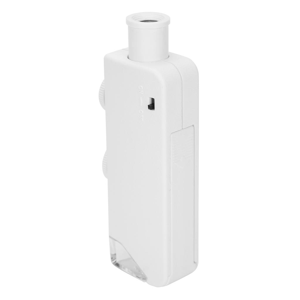 Lente d'ingrandimento a zoom regolabile 160‑200X con luce LED Mini lente d'ingrandimento portatile