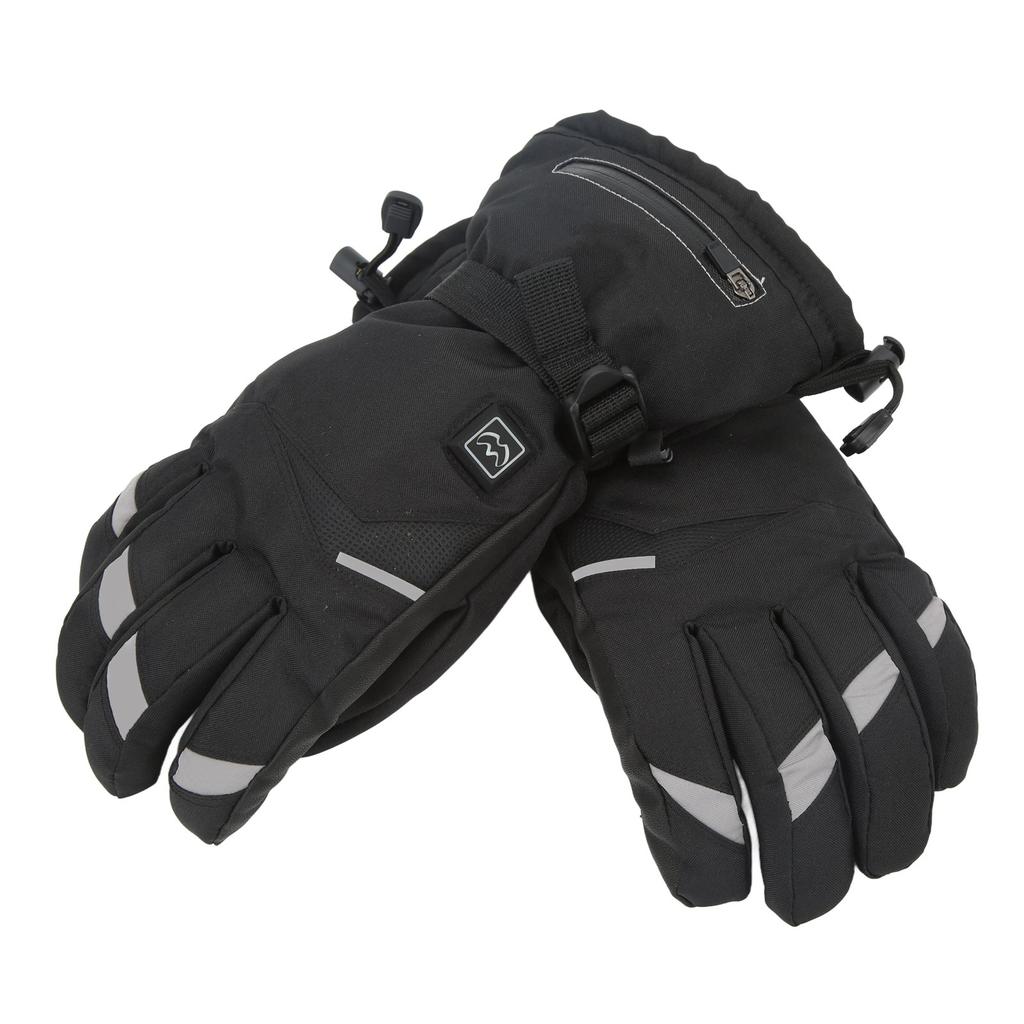 2 STK Beheizte Handschuhe 3 Stufen Einstellung Touchscreen Elektrische Heizhandschuhe Winter Thermohandschuhe