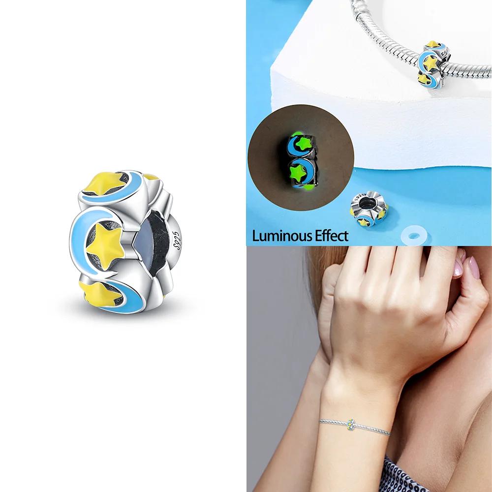 Copper Original Zircon Star Moon Heart Butterfly Pet Cat Paws Charms Beads Fit Bracelet Jewelry Women Diy Anniversary Gift