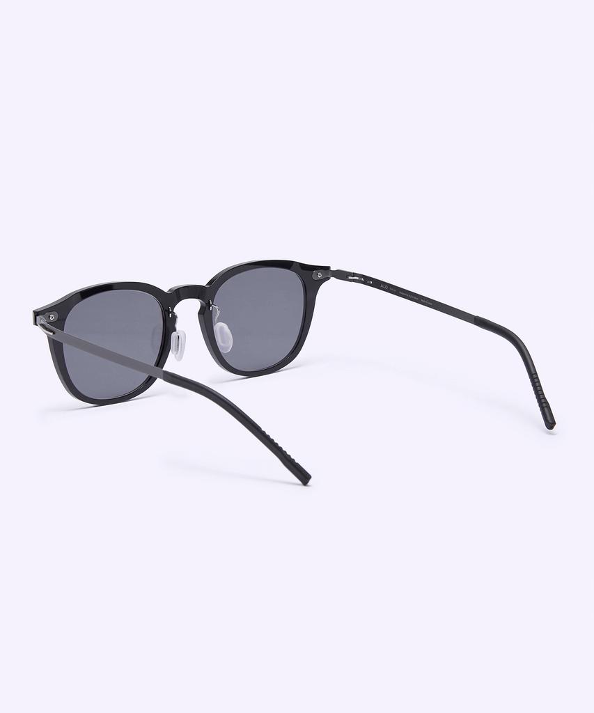 Alloaiweeo [The Air] Al3505 0910G Arnel Light Ultra-Light Sunglasses Black