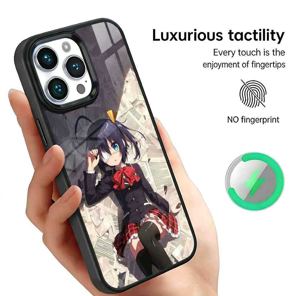 

Cute R-Rikka T-TAKANASHI Phone Case For iPhone17,16,15,14,13,12,11 Plus,Pro Max For Magsafe Wireless Charging iPhone16
