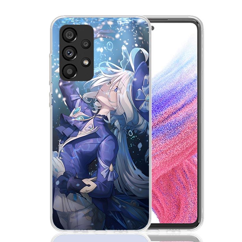 Genshin Impact Furina Handyhülle für Samsung Galaxy A17 A16 A15 A14 A13 A57 A56 A55 A54 A53 A37 A36 A35 A34 A33 A26 A25 A24 A23