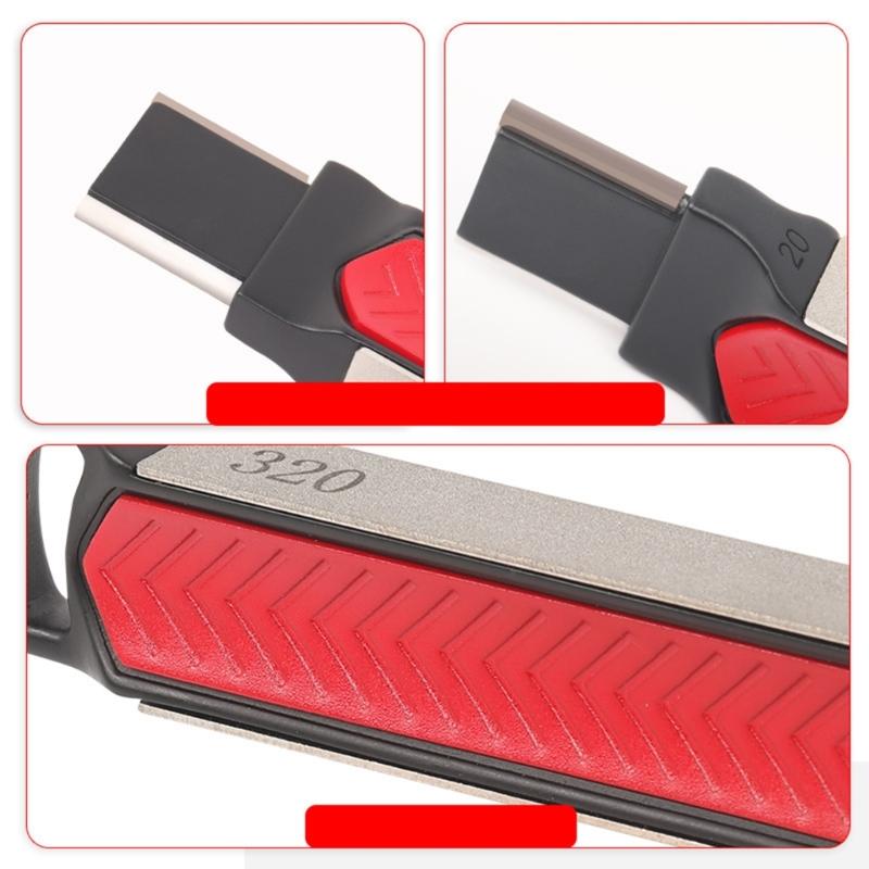 Portable Knife Sharpener Multifunctional Sharpening Stone for Camping Travel Supplies Outdoor Garden Shears Use