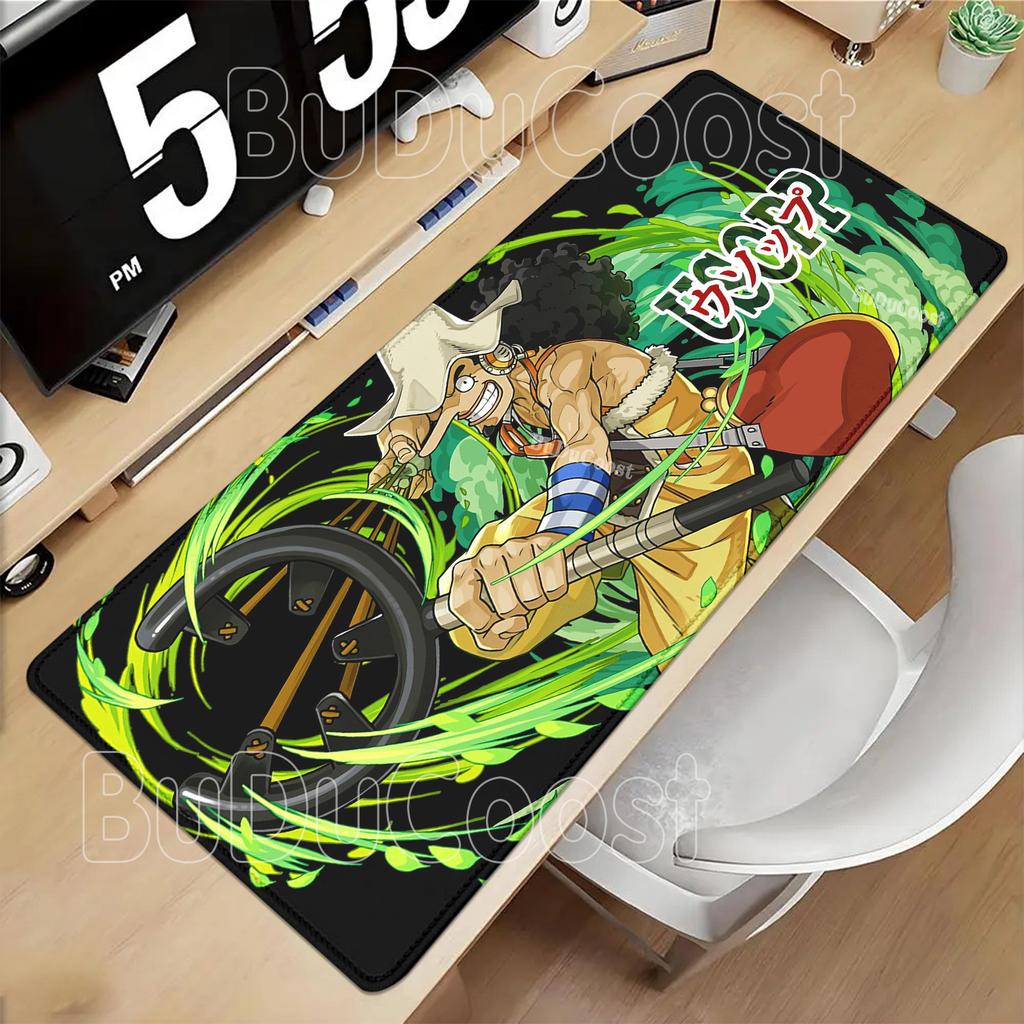 Luffy Roronoa Zoro One Piece Gaming XXL Mouse Pad anime HD printing Mousepad PC Keyboard overlock Non-Slip base Office Desk Mat